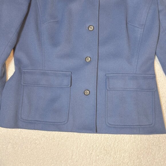 LOFT vintage blue wool blend blazer - Picture 8 of 11